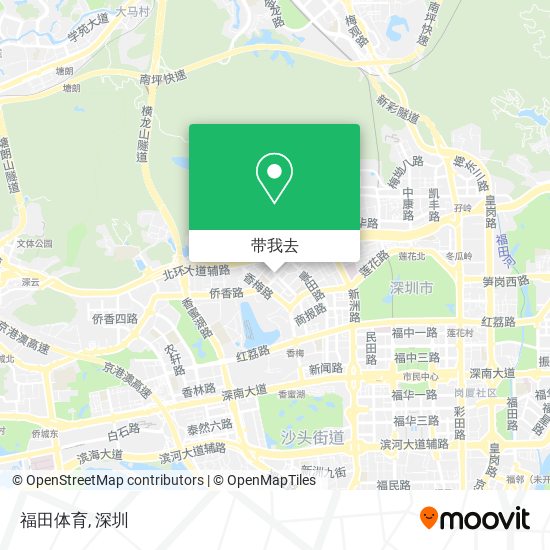 福田体育地图