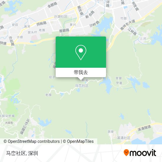 马峦社区地图