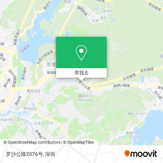 罗沙公路2076号地图