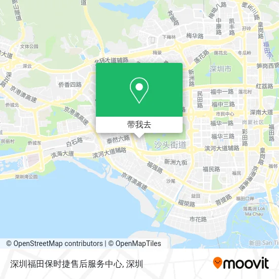 深圳福田保时捷售后服务中心地图