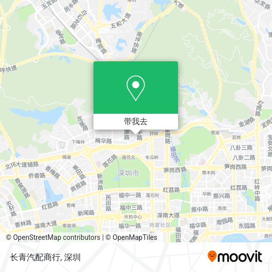 长青汽配商行地图