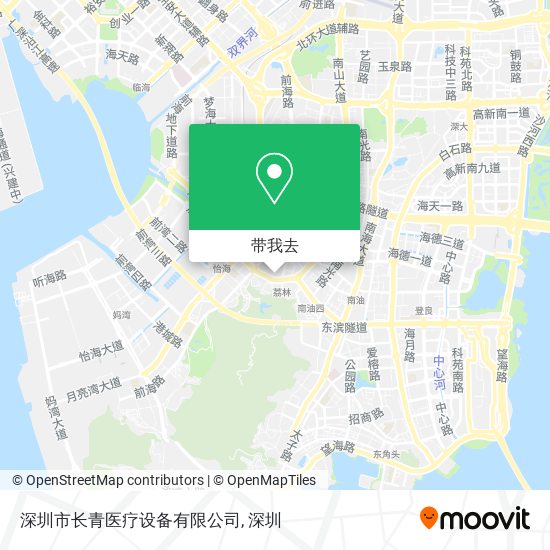 深圳市长青医疗设备有限公司地图