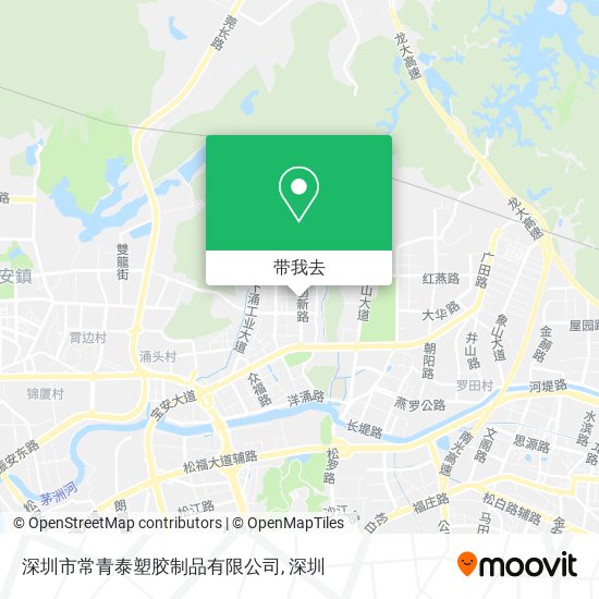 深圳市常青泰塑胶制品有限公司地图