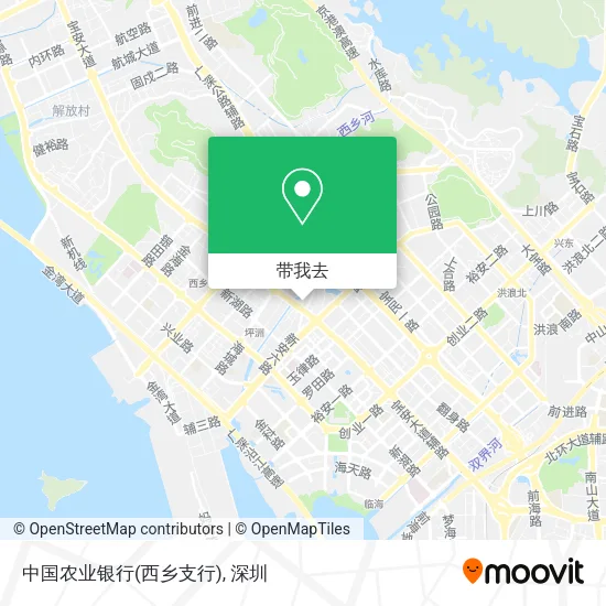 中国农业银行(西乡支行)地图