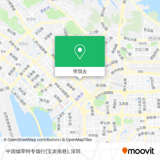 中国烟草特专烟行(宝农南巷)地图
