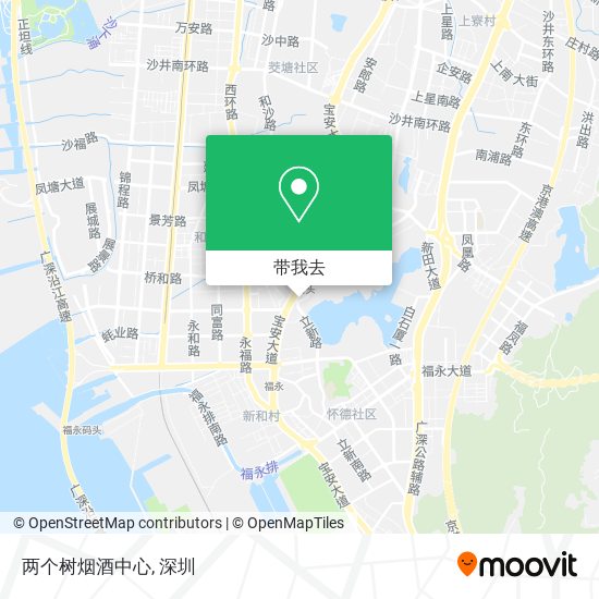 两个树烟酒中心地图