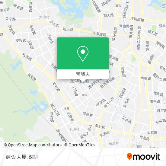 建设大厦地图