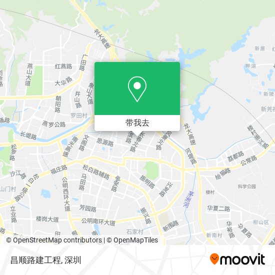 昌顺路建工程地图