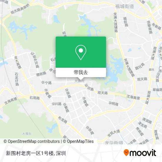 新围村老房一区1号楼地图