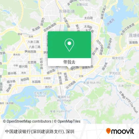 中国建设银行(深圳建设路支行)地图