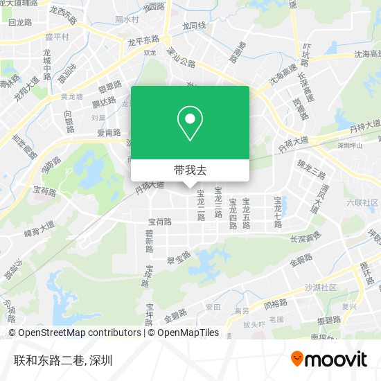 联和东路二巷地图