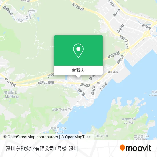 深圳东和实业有限公司1号楼地图