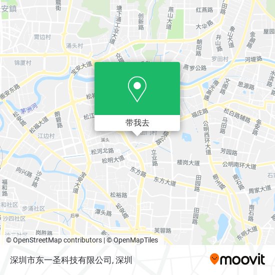 深圳市东一圣科技有限公司地图