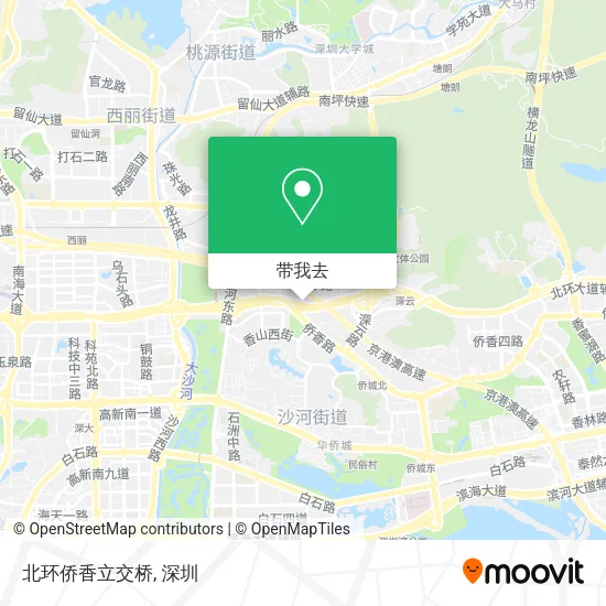 北环侨香立交桥地图
