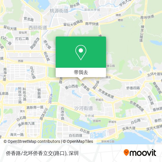 侨香路/北环侨香立交(路口)地图