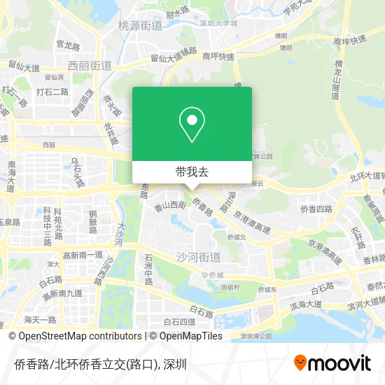 侨香路/北环侨香立交(路口)地图