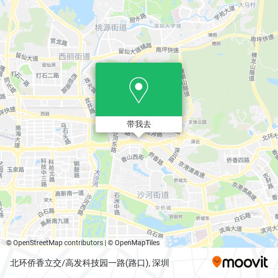 北环侨香立交/高发科技园一路(路口)地图