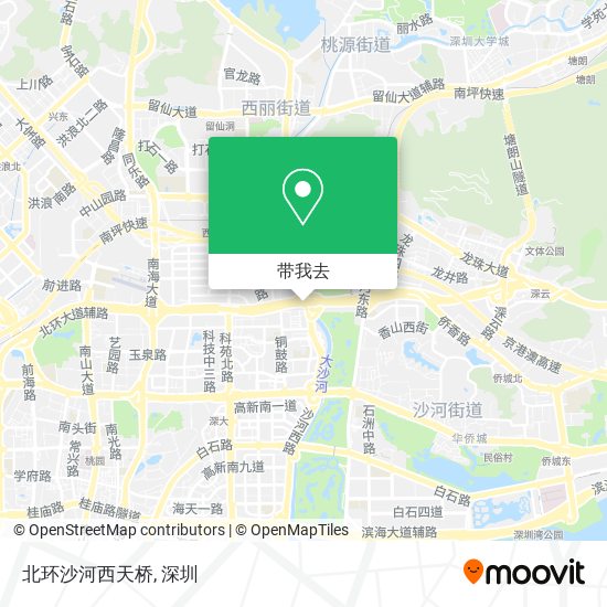 北环沙河西天桥地图