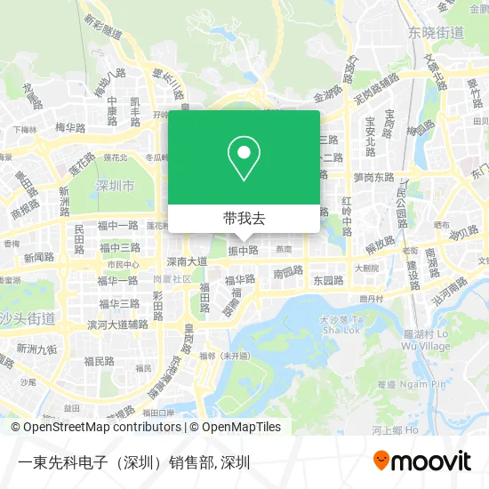 一東先科电子（深圳）销售部地图