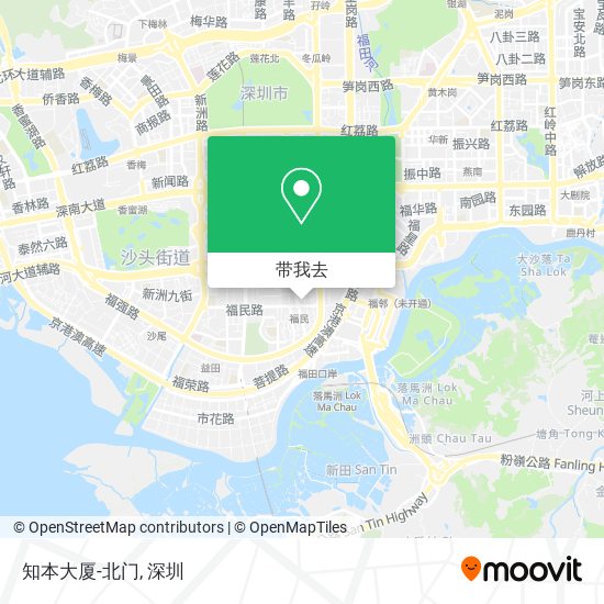 知本大厦-北门地图
