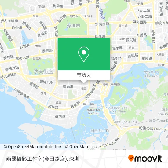 雨墨摄影工作室(金田路店)地图