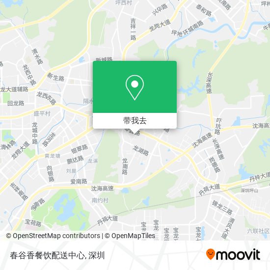 春谷香餐饮配送中心地图