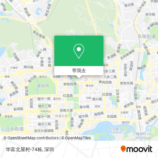 华富北屋村-74栋地图