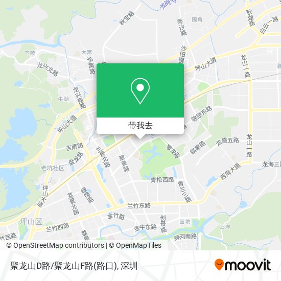 聚龙山D路/聚龙山F路(路口)地图