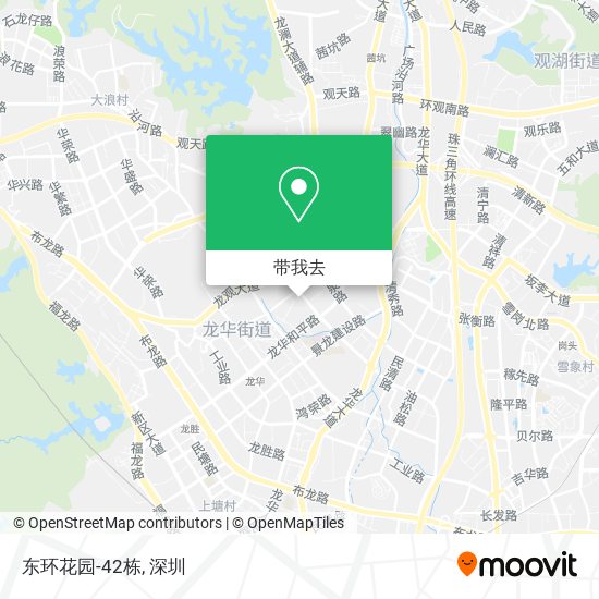 东环花园-42栋地图