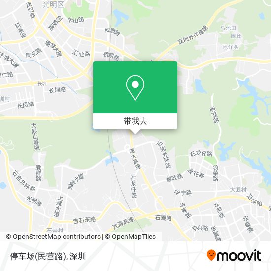 停车场(民营路)地图
