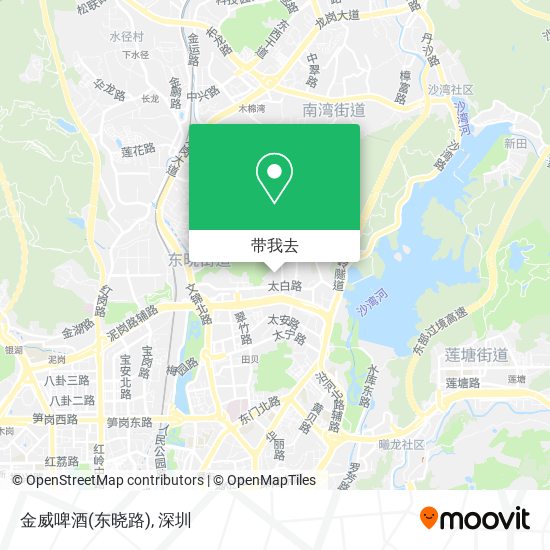 金威啤酒(东晓路)地图