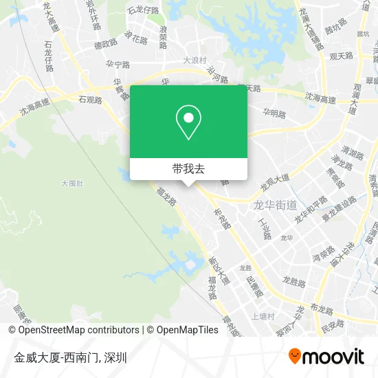 金威大厦-西南门地图
