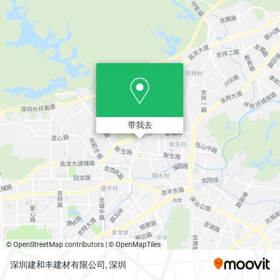 深圳建和丰建材有限公司地图