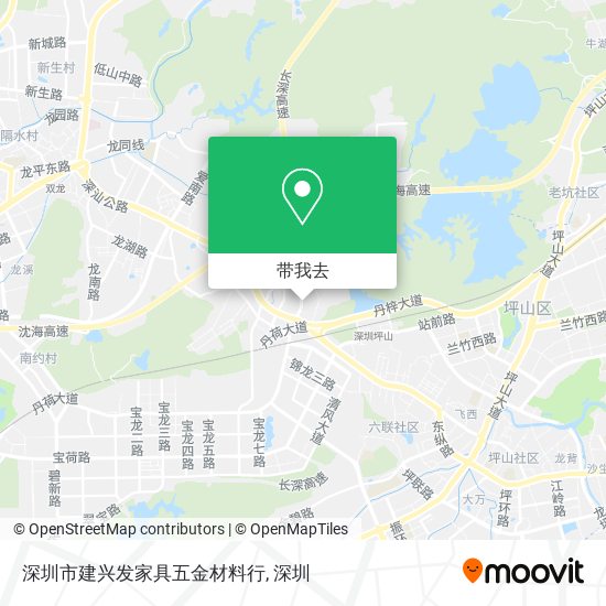 深圳市建兴发家具五金材料行地图