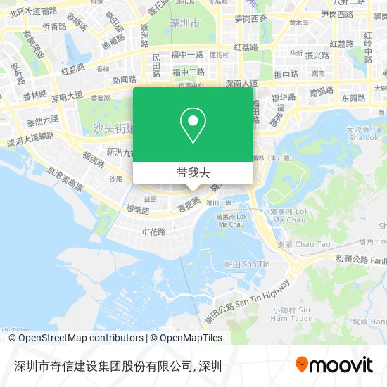 深圳市奇信建设集团股份有限公司地图