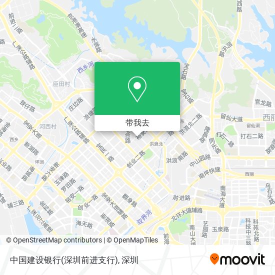 中国建设银行(深圳前进支行)地图