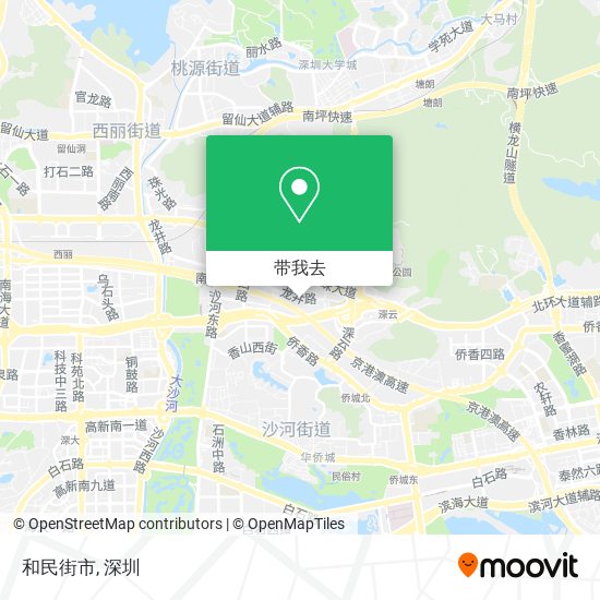 和民街市地图