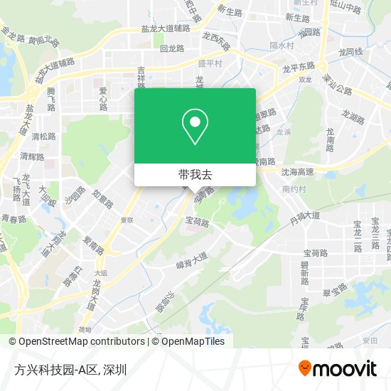 方兴科技园-A区地图
