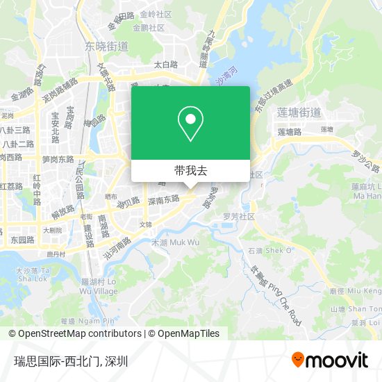 瑞思国际-西北门地图