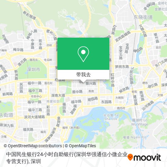 中国民生银行24小时自助银行(深圳华强通信小微企业专营支行)地图