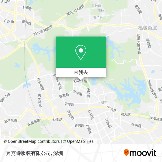 奔霓诗服装有限公司地图