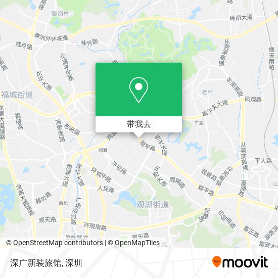 深广新装旅馆地图