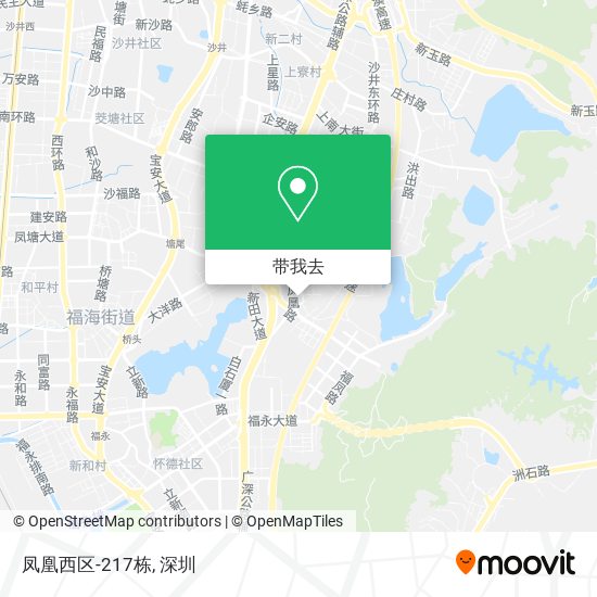 凤凰西区-217栋地图