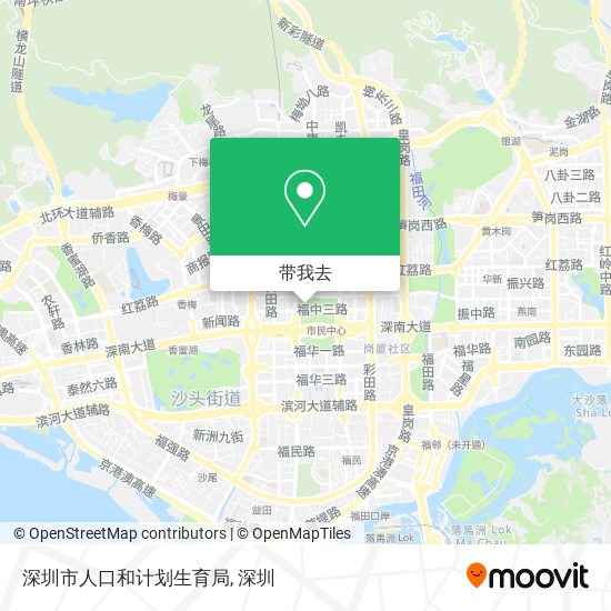 深圳市人口和计划生育局地图