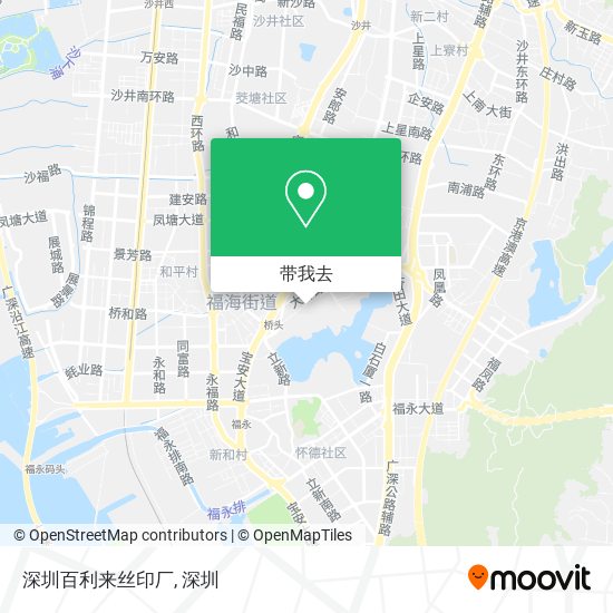 深圳百利来丝印厂地图