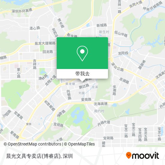 晨光文具专卖店(博睿店)地图