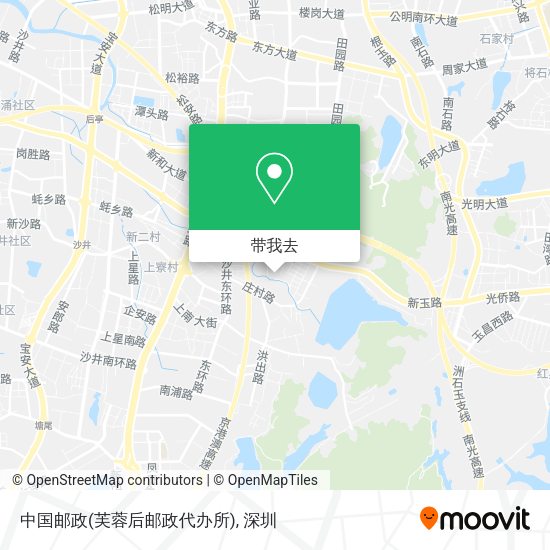中国邮政(芙蓉后邮政代办所)地图