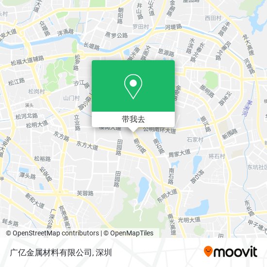 广亿金属材料有限公司地图
