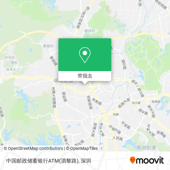 中国邮政储蓄银行ATM(泗黎路)地图