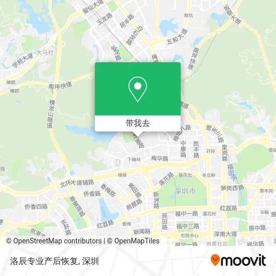 洛辰专业产后恢复地图
